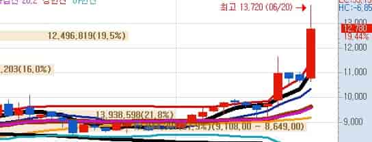 토니모리-주가-전망-키움증권-일봉차트